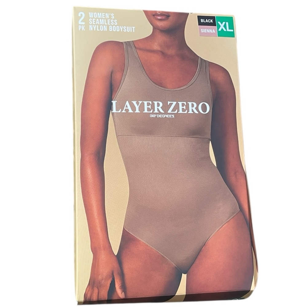 32 Degrees Layer Zero Women's Seamless Nylon Bodysuit